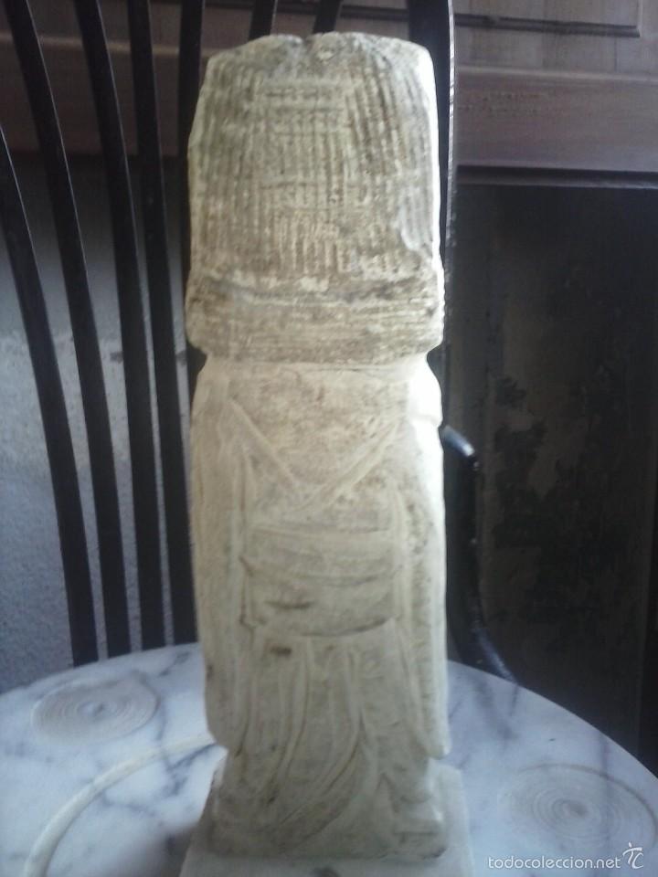 Antig&uuml;edades: FIGURA ORIENTAL DE ALABASTRO. - Foto 3