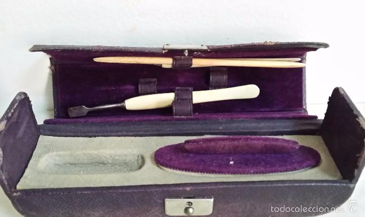 Antig&uuml;edades: Antiguo set de manicure - Foto 2
