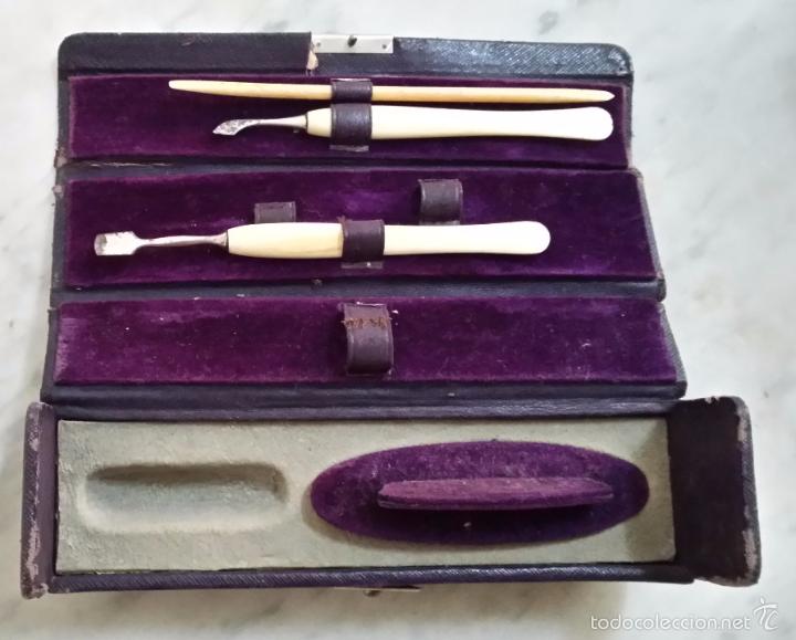 Antig&uuml;edades: Antiguo set de manicure - Foto 3