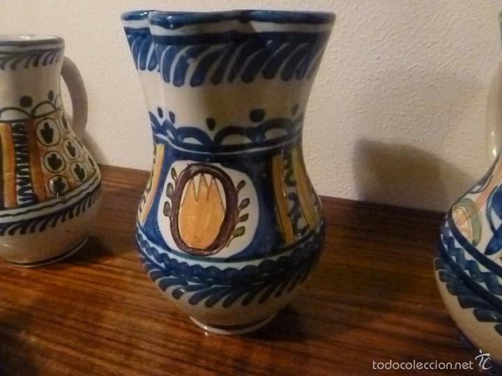 Antig&uuml;edades: juego de ocho jarras de manises - Foto 16