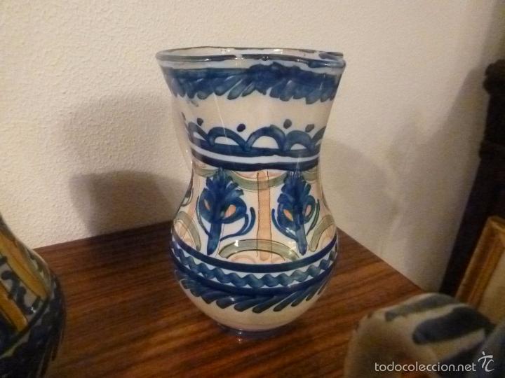 Antig&uuml;edades: juego de ocho jarras de manises - Foto 17