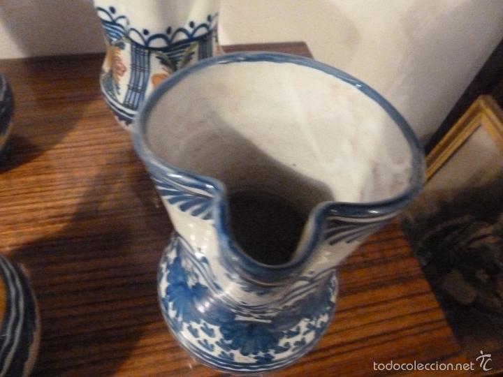 Antig&uuml;edades: juego de seis jarras de manises - Foto 11
