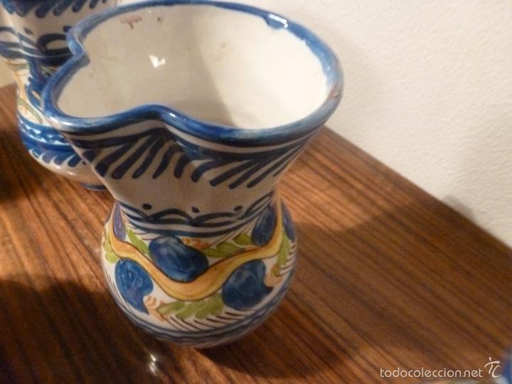 Antig&uuml;edades: juego de ocho jarras de manises - Foto 5