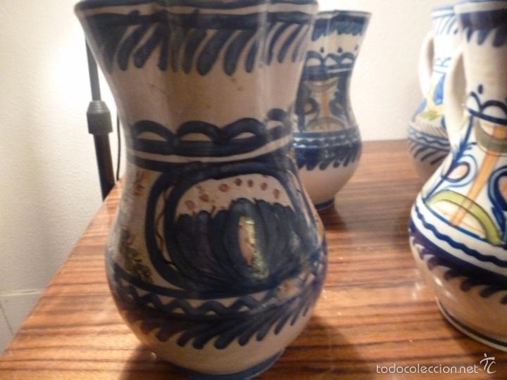 Antig&uuml;edades: juego de ocho jarras de manises - Foto 19