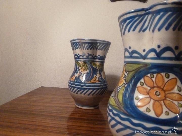 Antig&uuml;edades: juego de cinco jarras de ceramica - Foto 2