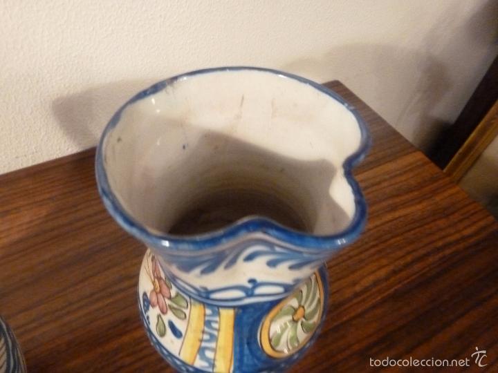 Antig&uuml;edades: juego de cinco jarras de ceramica - Foto 7