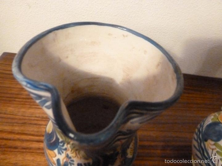 Antig&uuml;edades: juego de cinco jarras de ceramica - Foto 8