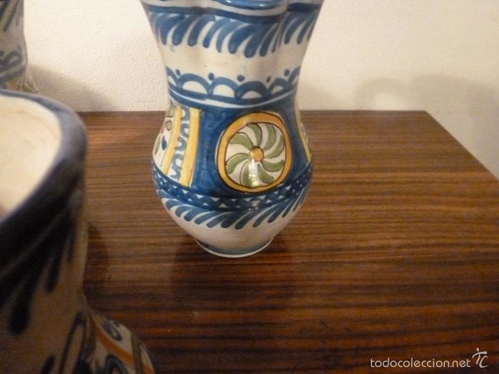 Antig&uuml;edades: juego de cinco jarras de ceramica - Foto 10