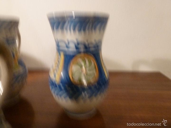 Antig&uuml;edades: juego de cinco jarras de ceramica - Foto 14