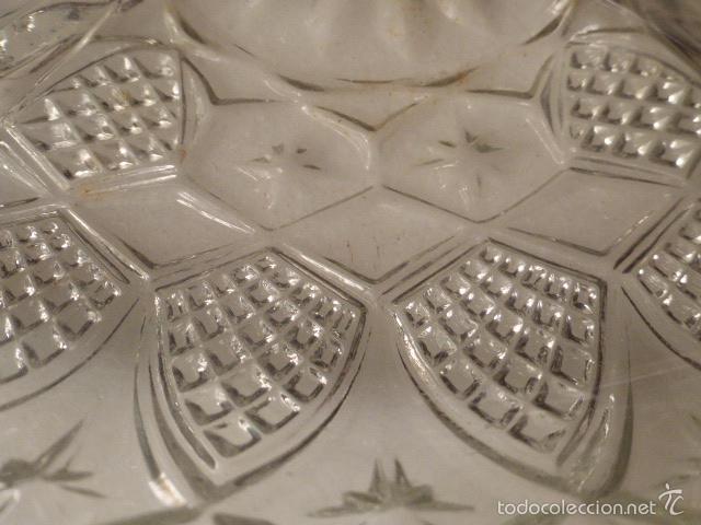 Antig&uuml;edades: PLATO BANDEJA DE ENTREMESES DE CRISTAL - Foto 5