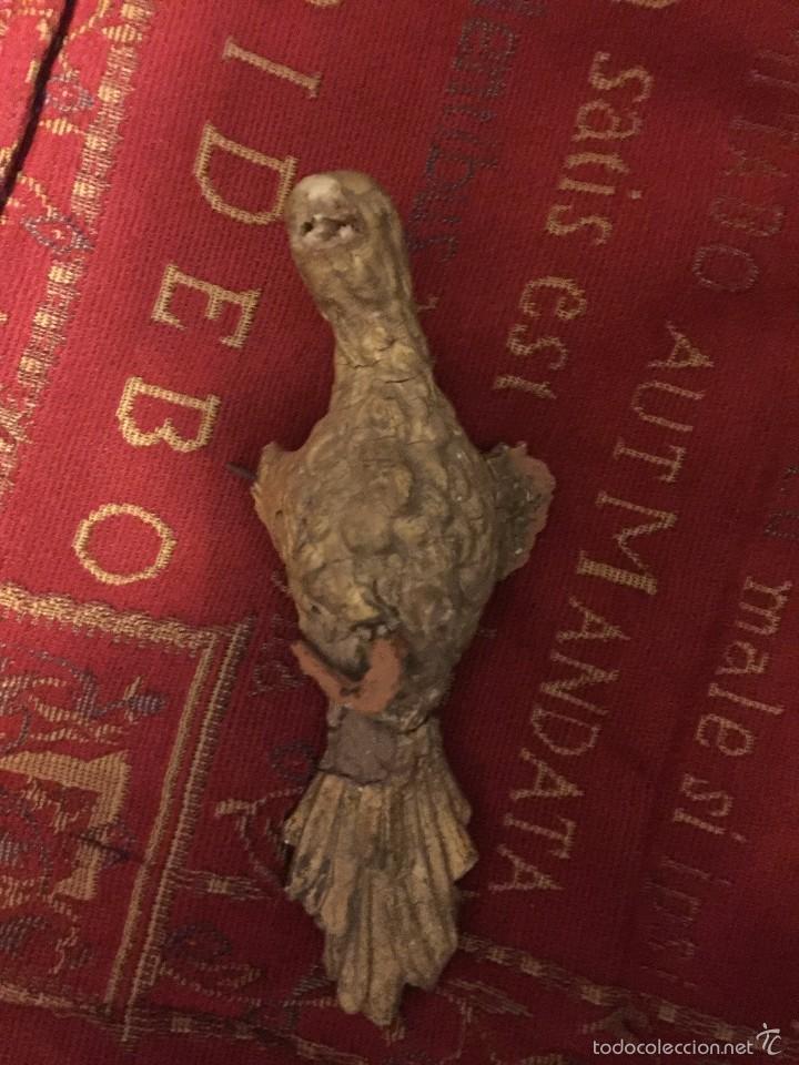 Antig&uuml;edades: paloma espiritu santo, deteriorada - Foto 1