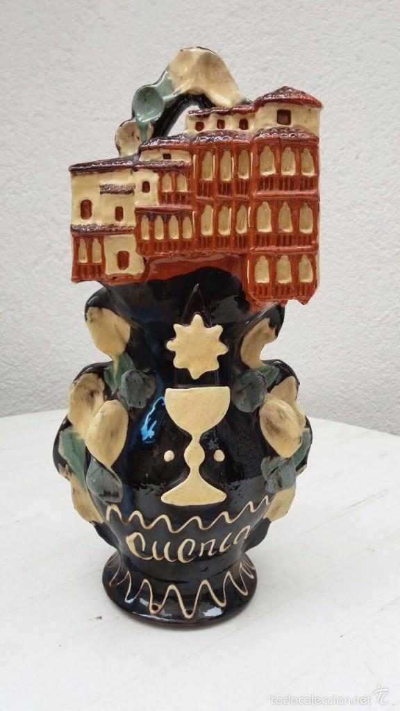 Antig&uuml;edades: CANTIR - BOTIJO DE 35 CMS. ALTO DE CUENCA - Foto 1