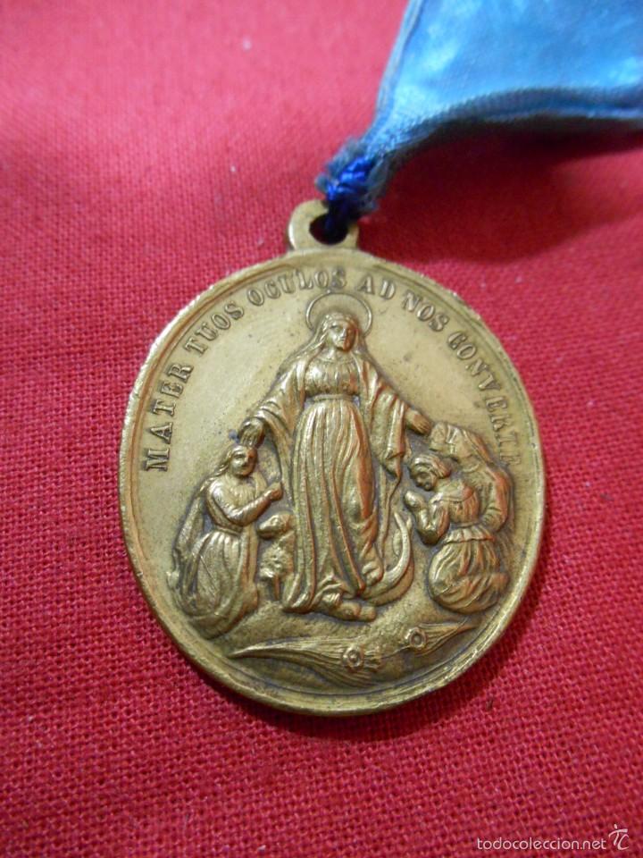 Antig&uuml;edades: MEDALLA RELIGIOSA HIJAS DE LA INMACULADA CONCEPCION - Foto 1