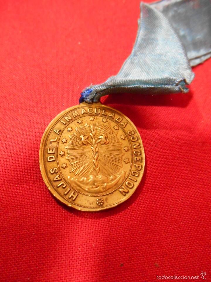 Antig&uuml;edades: MEDALLA RELIGIOSA HIJAS DE LA INMACULADA CONCEPCION - Foto 2