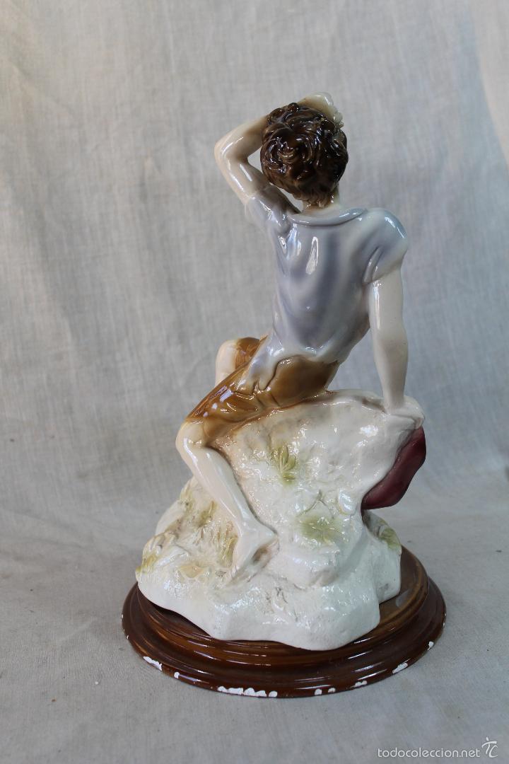 Antig&uuml;edades: FIGURA EN PORCELANA - Foto 4