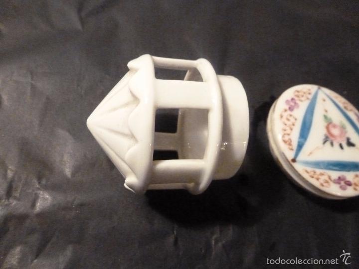 Antig&uuml;edades: original caja de porcelana - Foto 4