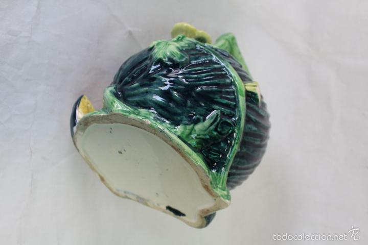 Antig&uuml;edades: botijo en ceramica con forma de melon - Foto 3