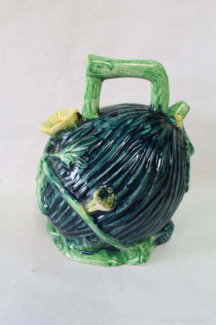 Antig&uuml;edades: botijo en ceramica con forma de melon - Foto 4