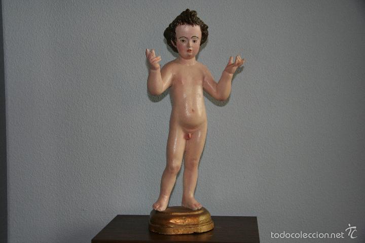Antig&uuml;edades: TALLA DE MADERA ESTILO MONTA&Ntilde;ES - Foto 4