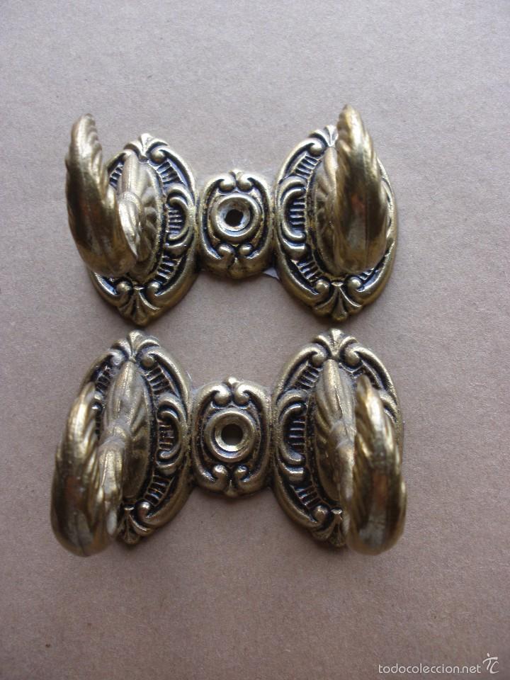 Antiques: GANCHO COLGADOR DOBLE BRONCE O LAT&Oacute;N DECORACI&Oacute;N VINTAGE