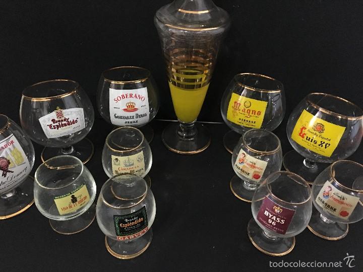 Antig&uuml;edades: - JUEGO CO&Ntilde;AC DE CRISTAL - Foto 2