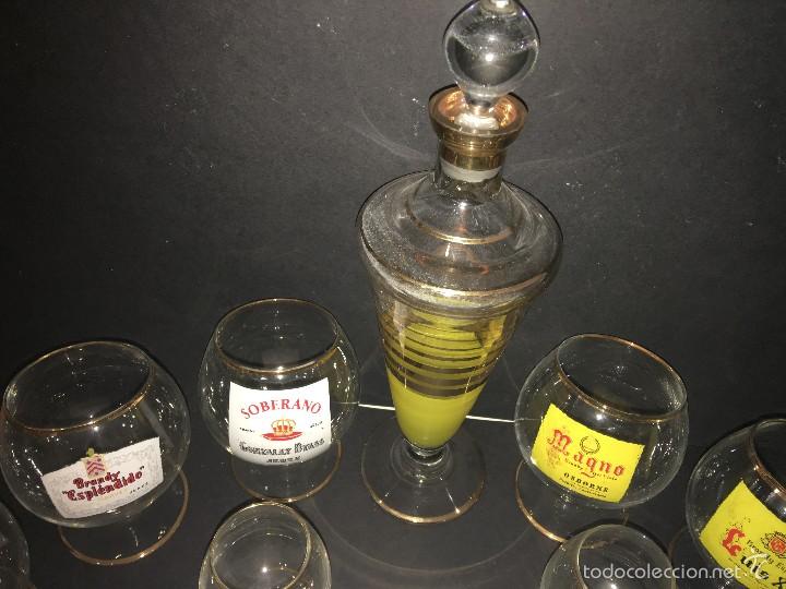 Antig&uuml;edades: - JUEGO CO&Ntilde;AC DE CRISTAL - Foto 3