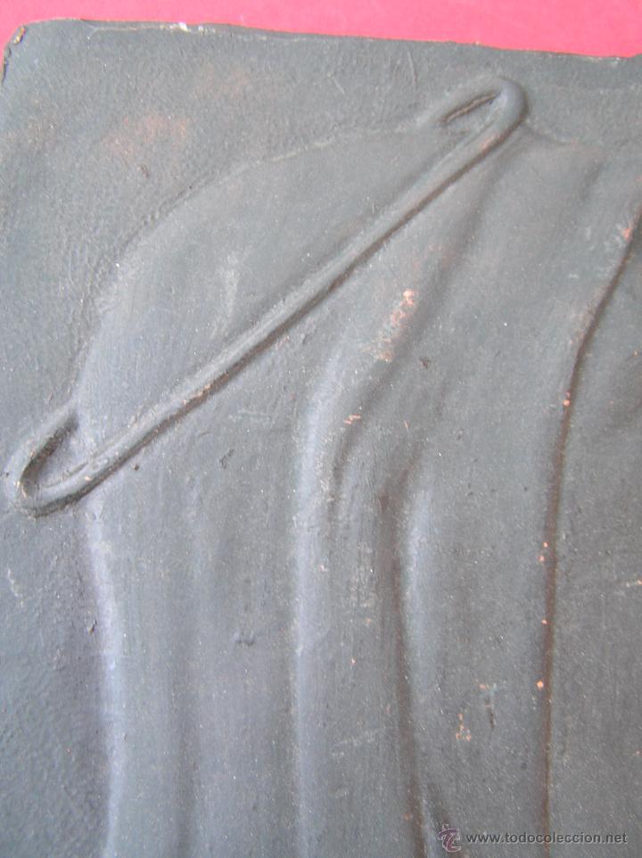 Antig&uuml;edades: VIRGEN . PLACA DE TERRACOTA. - Foto 4