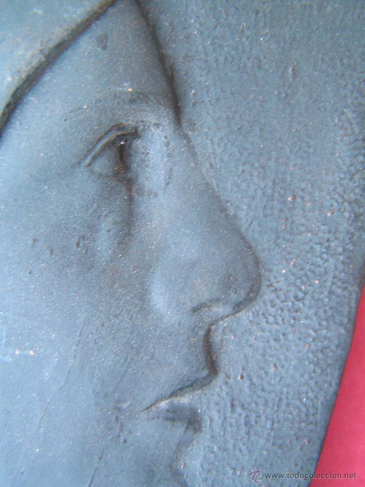 Antig&uuml;edades: VIRGEN . PLACA DE TERRACOTA. - Foto 12
