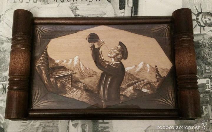 Antig&uuml;edades: Pirograbago con motivo vasco - Foto 1