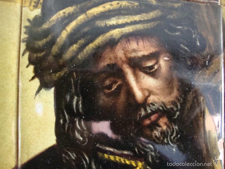 Antig&uuml;edades: Retablo ceramico azulejos (Gran poder) - Foto 3