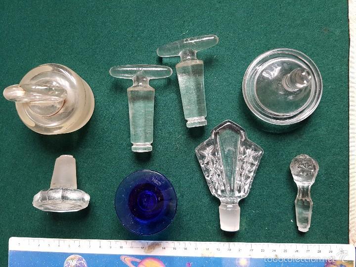 Antiguidades: TAPONES CRISTAL PARA TARROS Y BOTELLAS - OCHO -