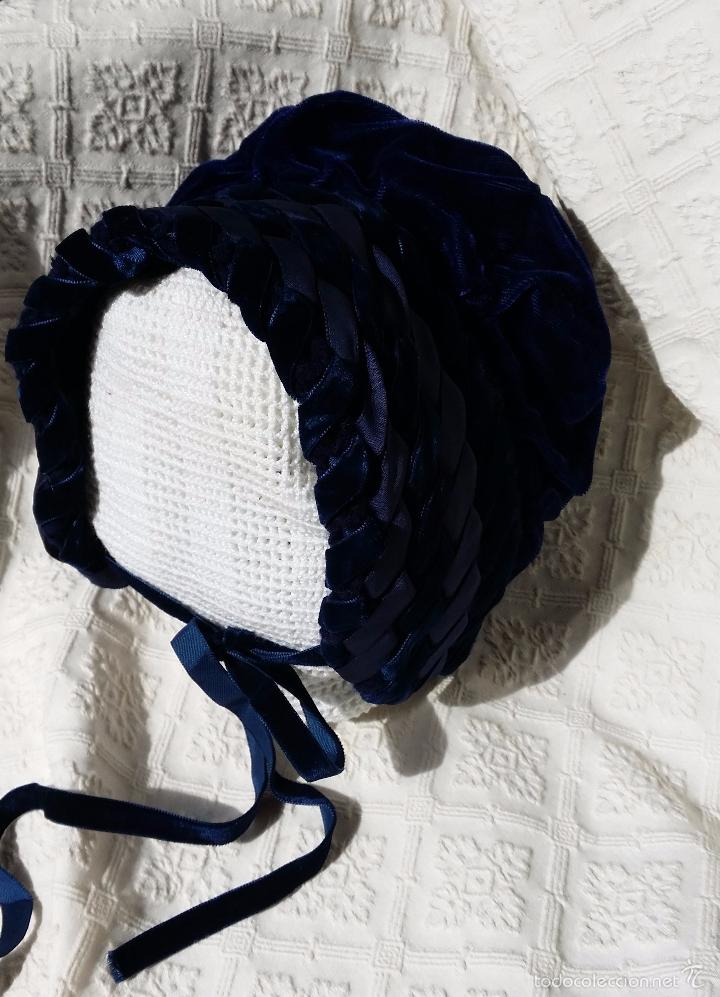Antig&uuml;edades: Antiguo gorro terciopelo - Foto 2