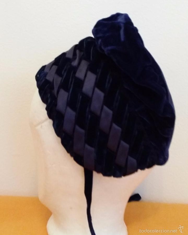 Antig&uuml;edades: Antiguo gorro terciopelo - Foto 12