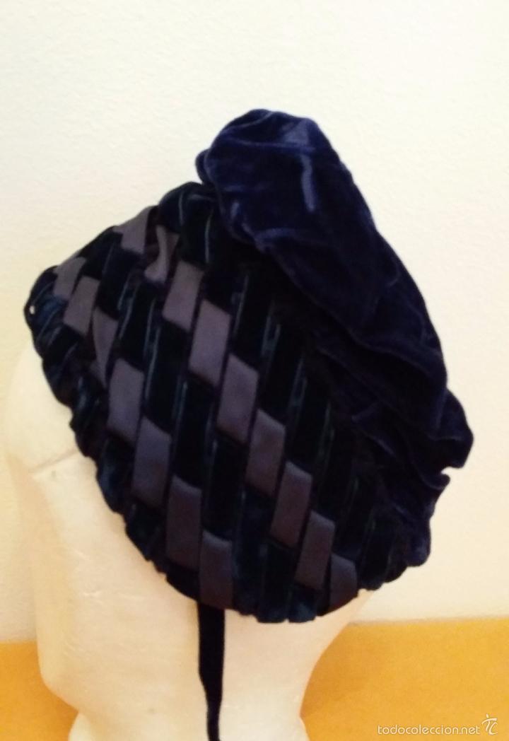 Antig&uuml;edades: Antiguo gorro terciopelo - Foto 13