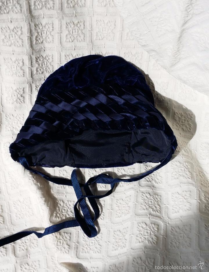 Antig&uuml;edades: Antiguo gorro terciopelo - Foto 16