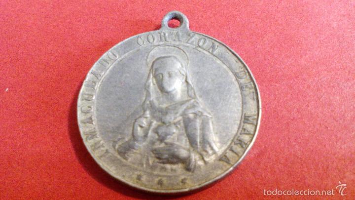 Antig&uuml;edades: MEDALLA RELIGIOSA EN ALUMINIO - Foto 1