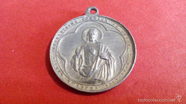 Antig&uuml;edades: MEDALLA RELIGIOSA EN ALUMINIO - Foto 2