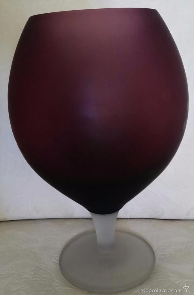 Antig&uuml;edades: JARR&Oacute;N DE CRISTAL MALVA AMATISTA - Foto 1
