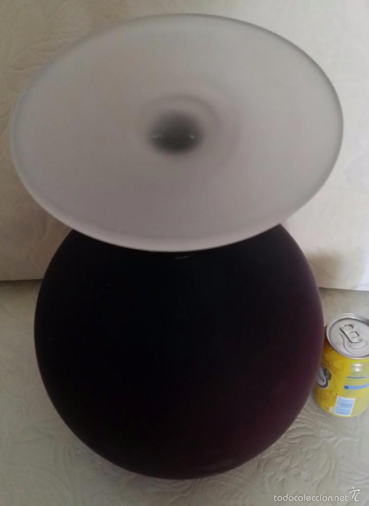 Antig&uuml;edades: JARR&Oacute;N DE CRISTAL MALVA AMATISTA - Foto 4