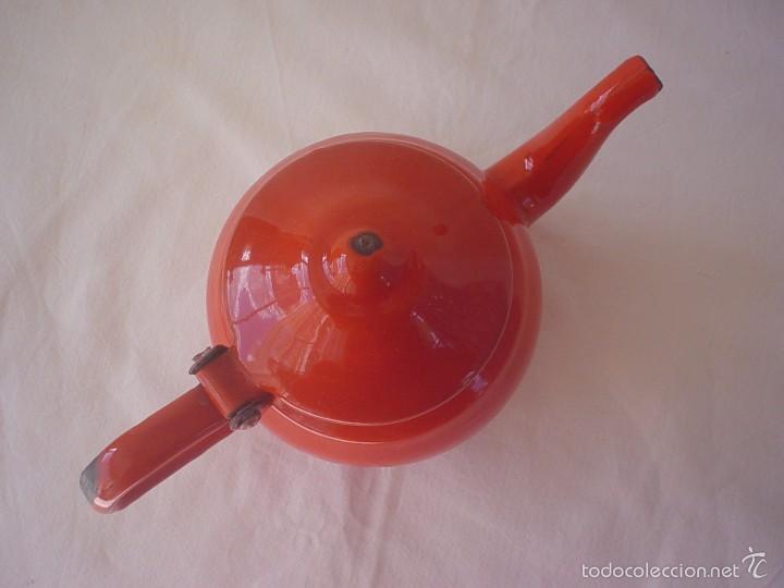 Antig&uuml;edades: TETERA ESMALTADA PORCELANA - CAFETERA - Foto 6