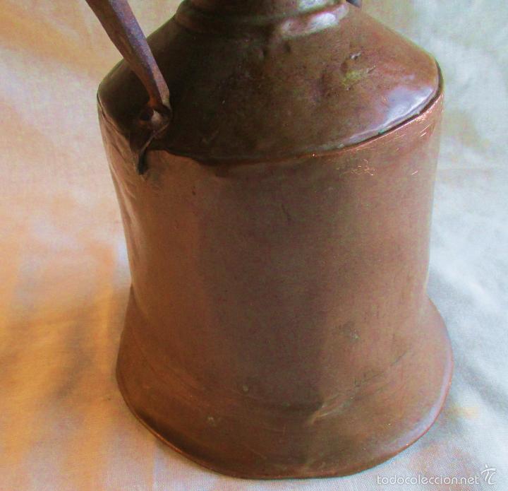 Antig&uuml;edades: ACEITERA DE COBRE,.ANTIGUA - Foto 9