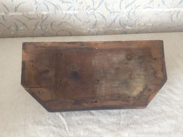 Antig&uuml;edades: PEANA MADERA NEGRA TALLADA - Foto 10