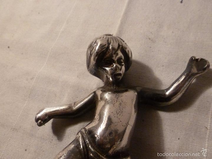 Antig&uuml;edades: NI&Ntilde;O DE METAL PLATEADO - Foto 6