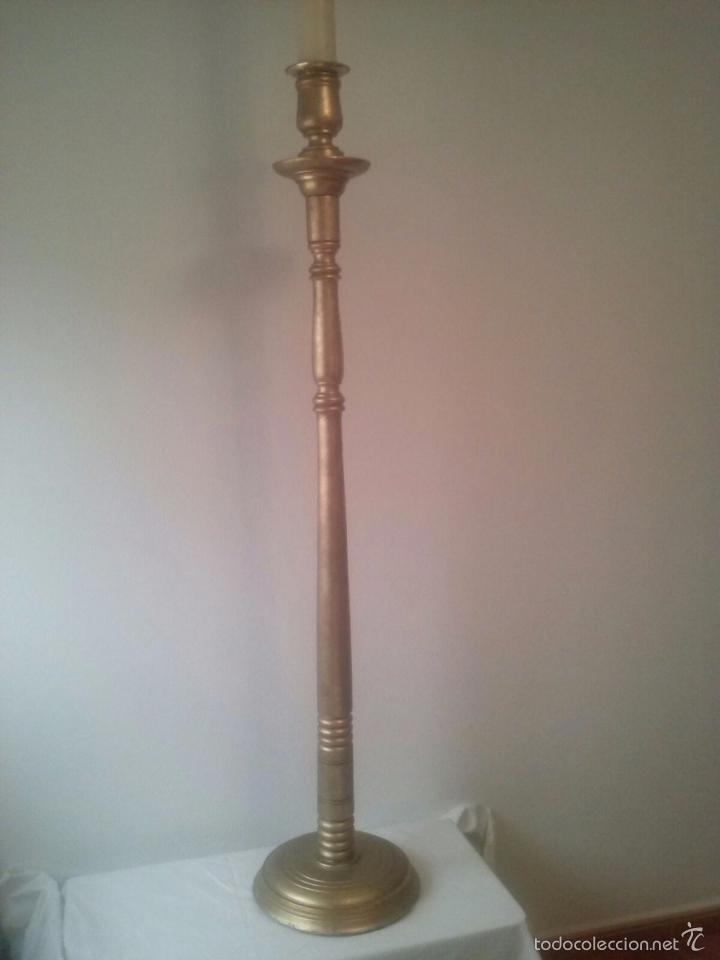 Antig&uuml;edades: Soporte Cirio Pascual - Foto 1