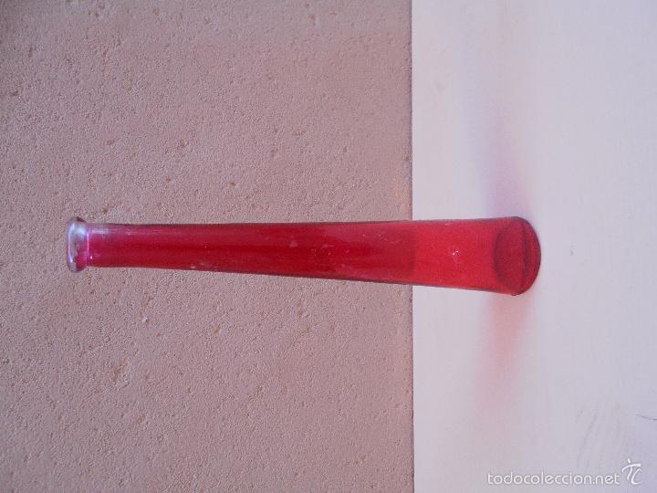 Antig&uuml;edades: ANTIGUO FLORERO DE CRISTAL - Foto 3