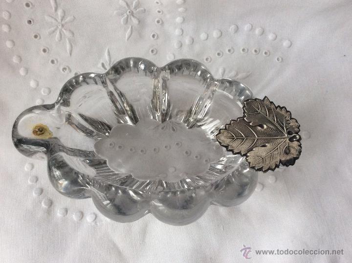 Antig&uuml;edades: BONITO CENTRO EN CRISTAL DE ROCA Y PLATA - Foto 1