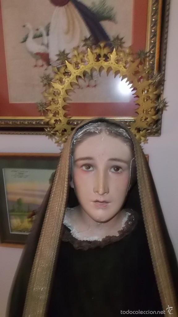 Antig&uuml;edades: Virgen Dolorosa s. XIX - Foto 2