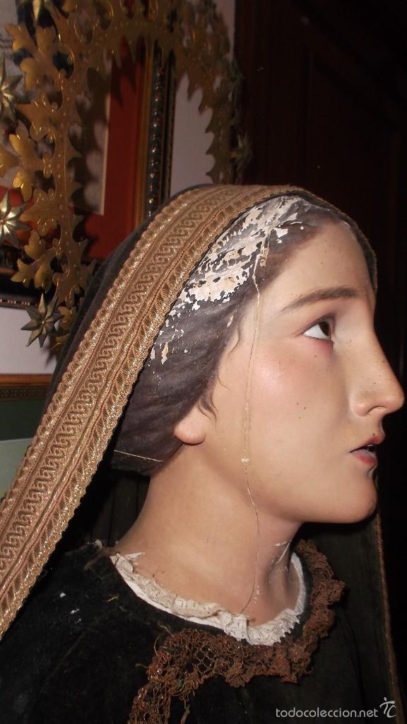 Antig&uuml;edades: Virgen Dolorosa s. XIX - Foto 12