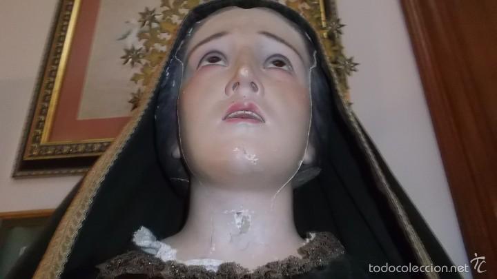 Antig&uuml;edades: Virgen Dolorosa s. XIX - Foto 26