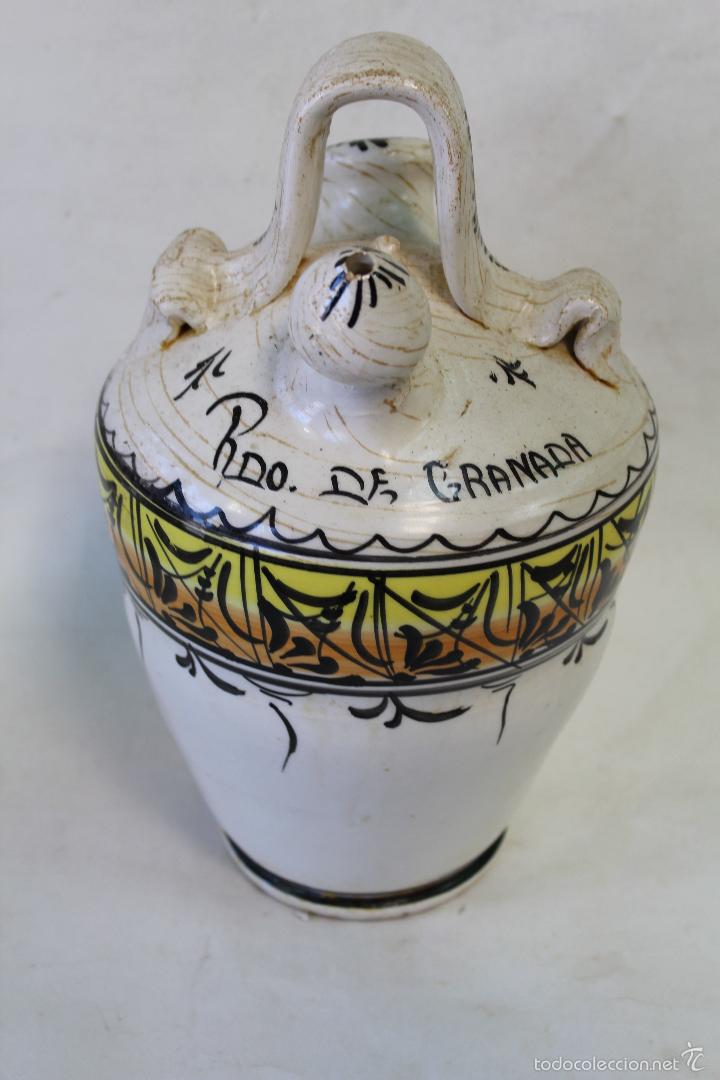 Antig&uuml;edades: botijo en ceramica rdo. de granada - Foto 3